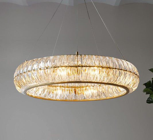 24" Pumpkin Design Chandelier DS-SQ07
