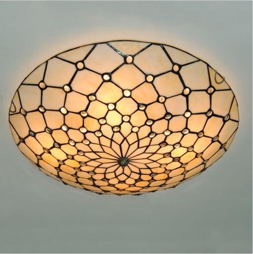 20" Beaded Flower Ceiling Lamp DS-TY42