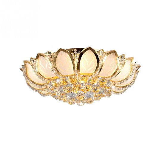 Golden Lotus Ceiling Light ELQ450