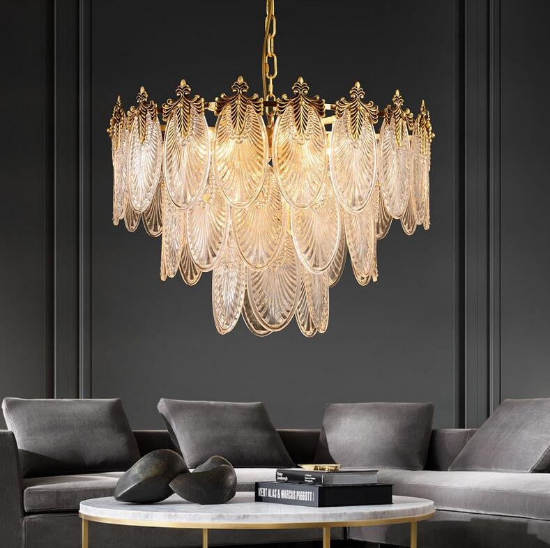 24" Pendant Chain Jewel Chandelier DS-SQ04