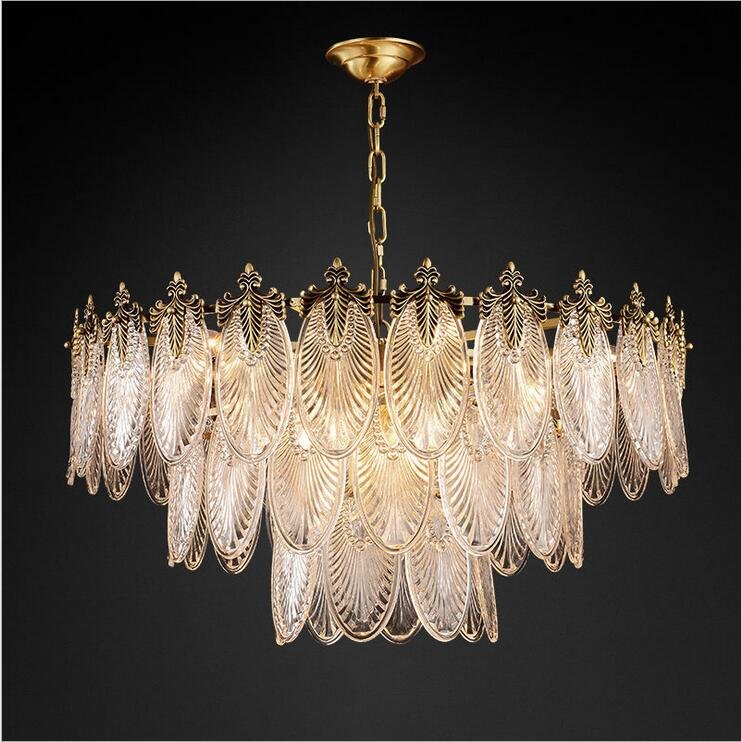 24" Pendant Chain Jewel Chandelier DS-SQ04
