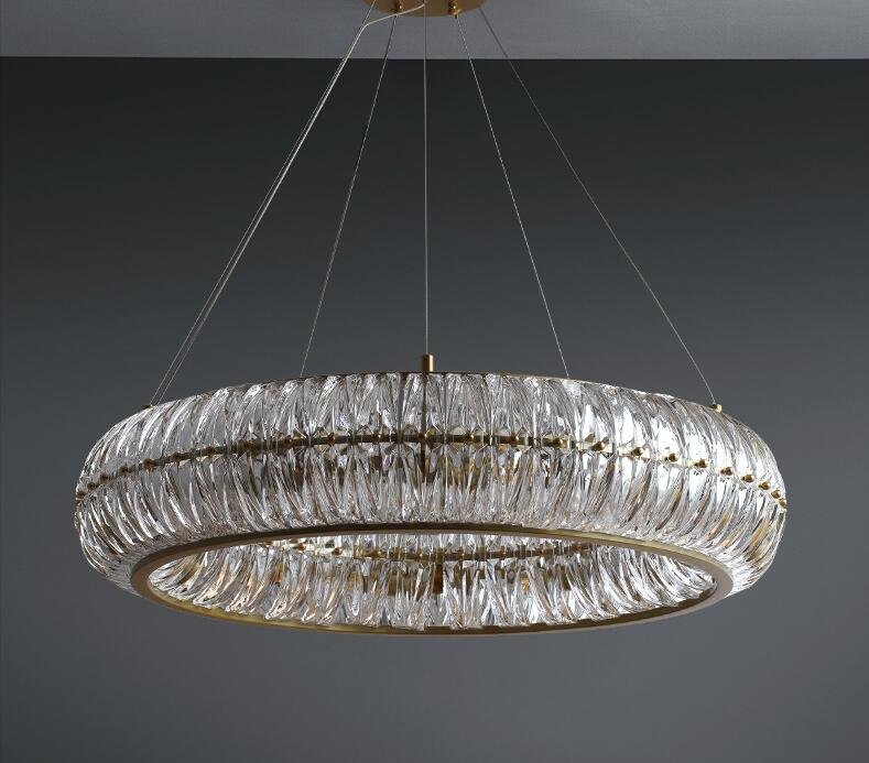 24" Pumpkin Design Chandelier DS-SQ07