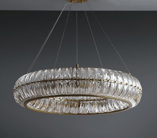 24" Pumpkin Design Chandelier DS-SQ07