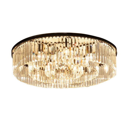 Long Strip Crystal Ceiling Light DS-YQ118