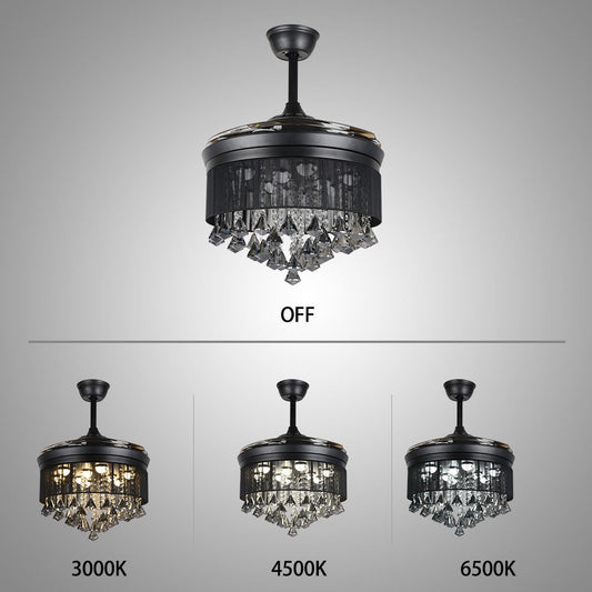 42" Crystal Invisible Fan Light DS-FZ190