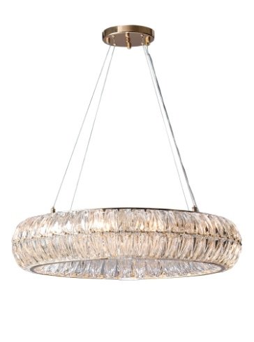 24" Pumpkin Design Chandelier DS-SQ07