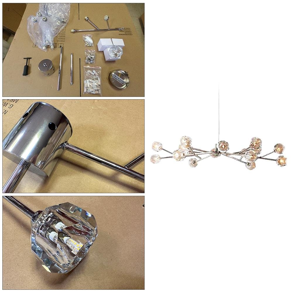 Chandelier with 18 Crystal Balls DS-TY107