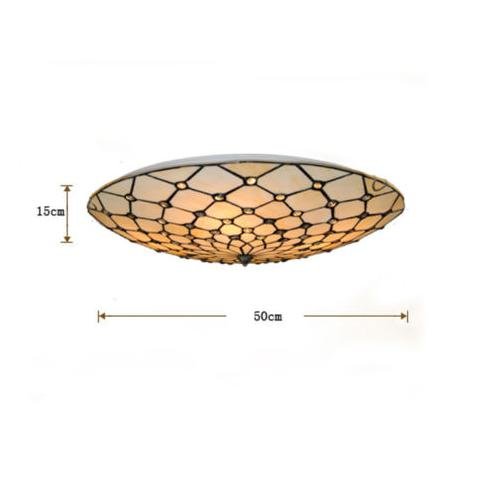 20" Beaded Flower Ceiling Lamp DS-TY42