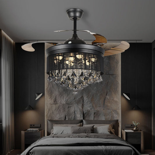 42" Crystal Invisible Fan Light DS-FZ190