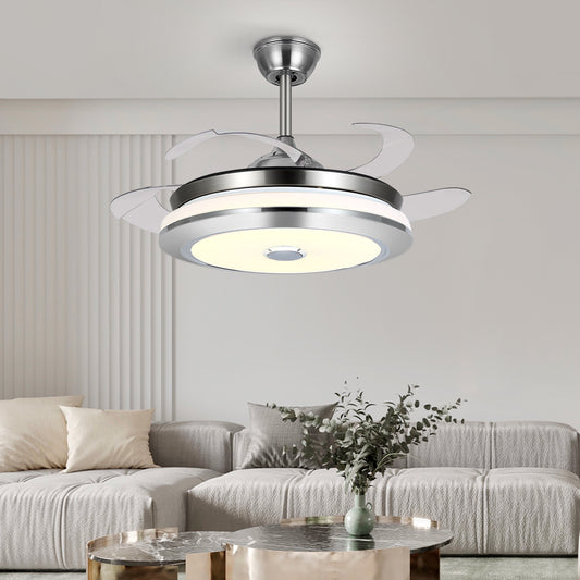 36" Bluetooth Three-Tone Light Fan with Light DS-FZ04