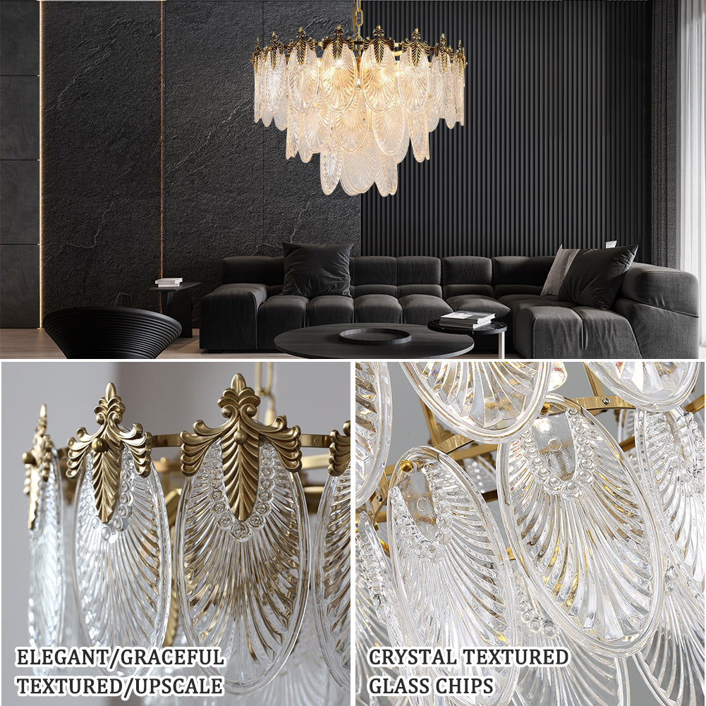 24" Pendant Chain Jewel Chandelier DS-SQ04