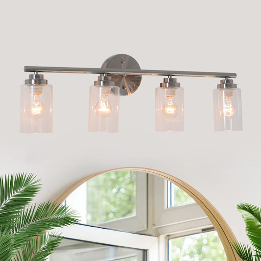 Fandian 42Inch Modern Ceiling Light Brush Nickel-DS-FM44