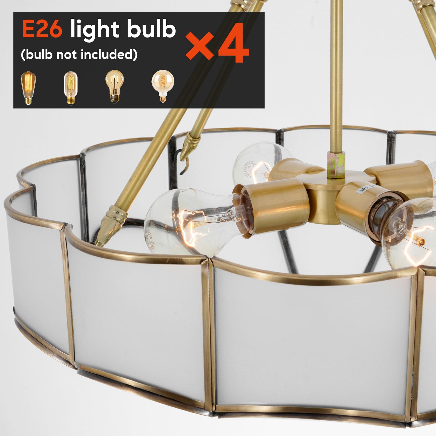 Tiffany Ceiling Light Fixture DS-DR36