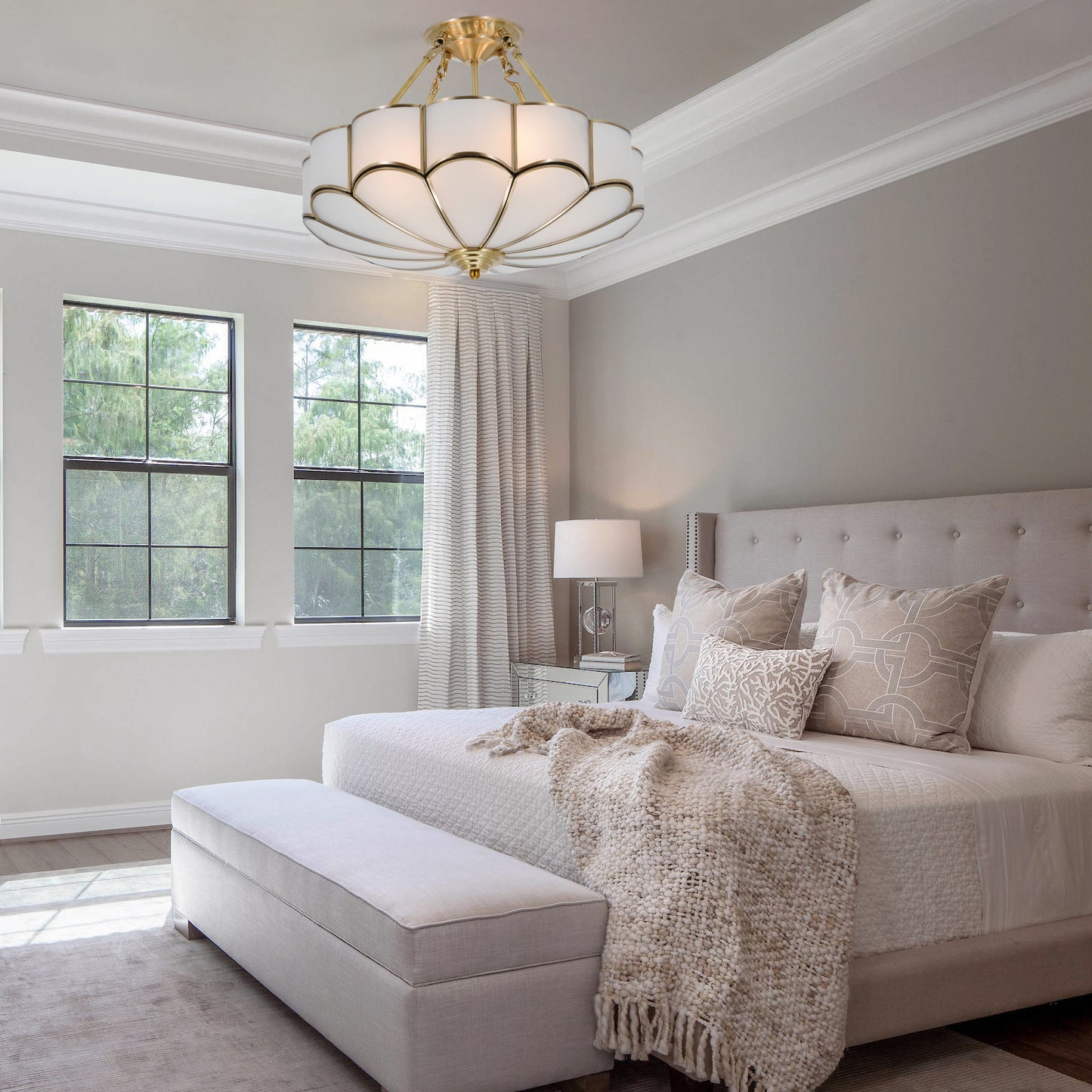 Tiffany Ceiling Light Fixture DS-DR36