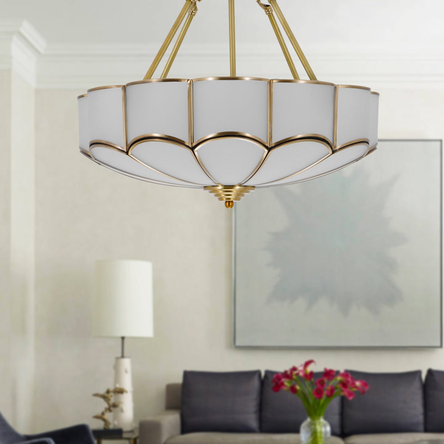 Tiffany Ceiling Light Fixture DS-DR36