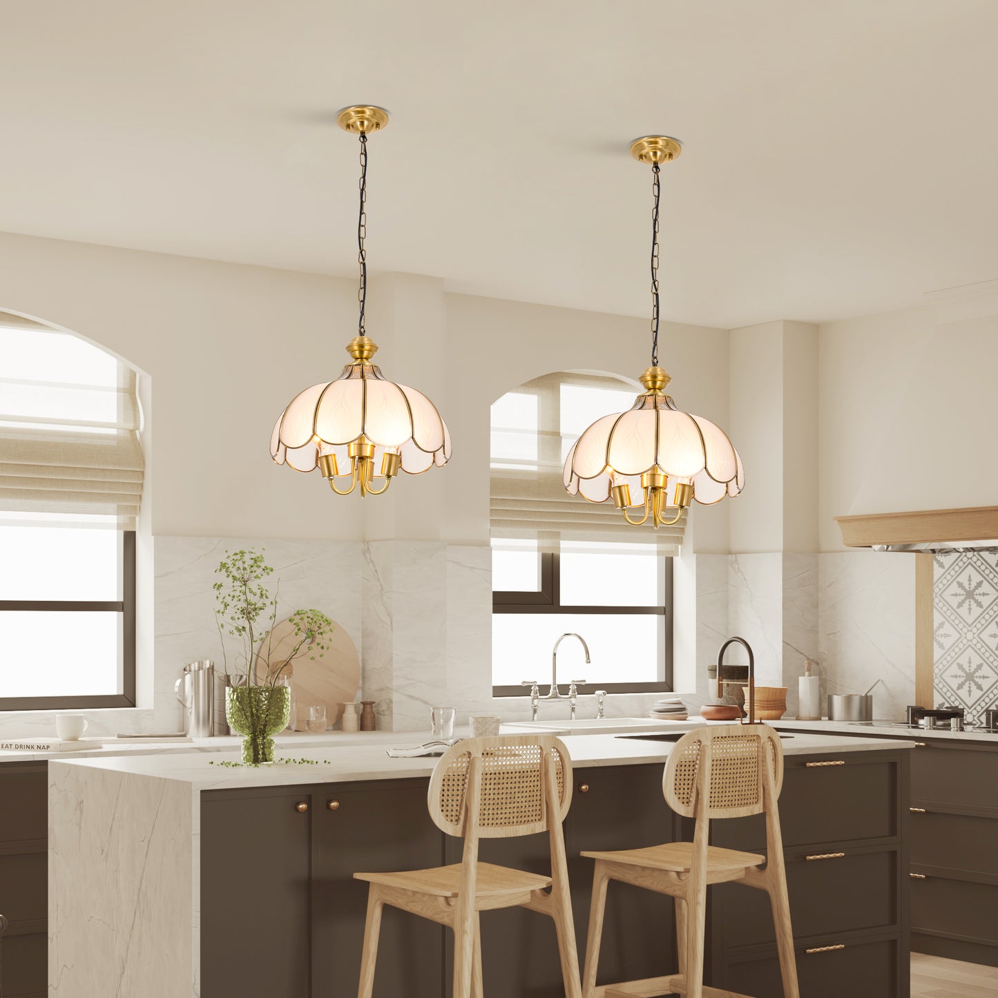 Tiffany Style Vintage Ceiling Lighting DS-DR38