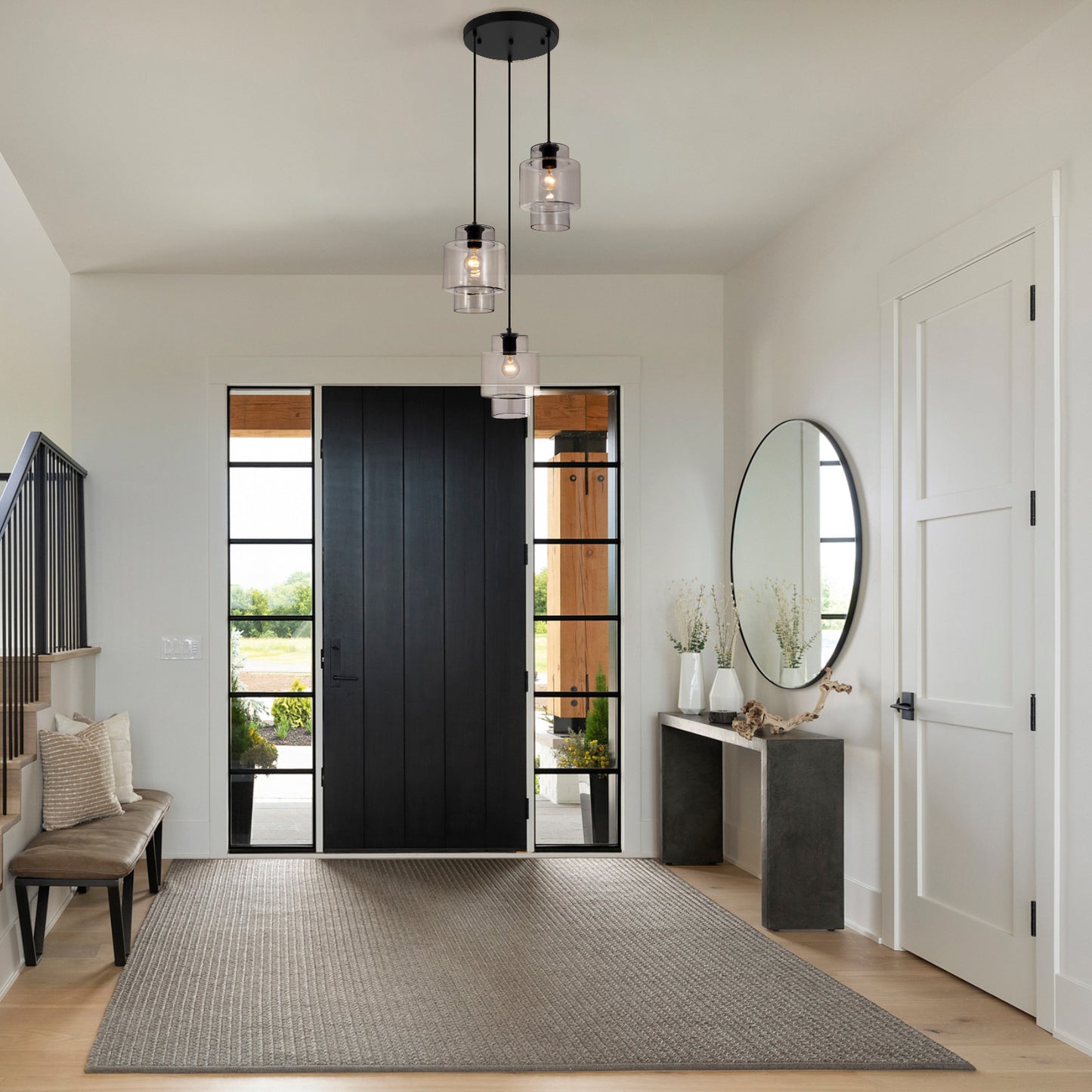 Modern Glass Shaed Ceiling Chandelier DS-DY47