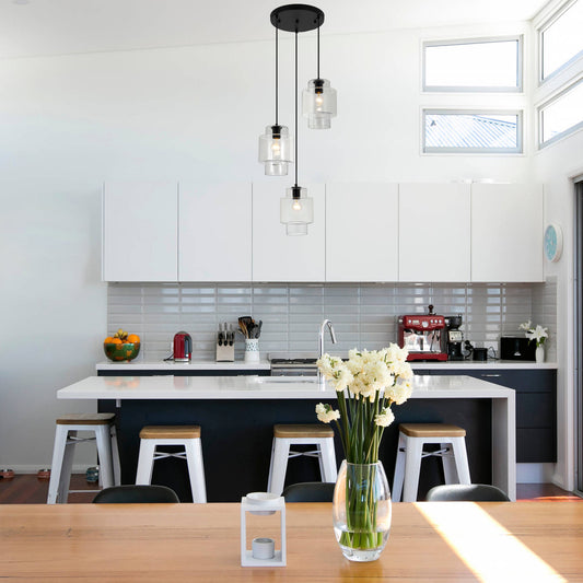 Modern Glass Shaed Ceiling Chandelier DS-DY47