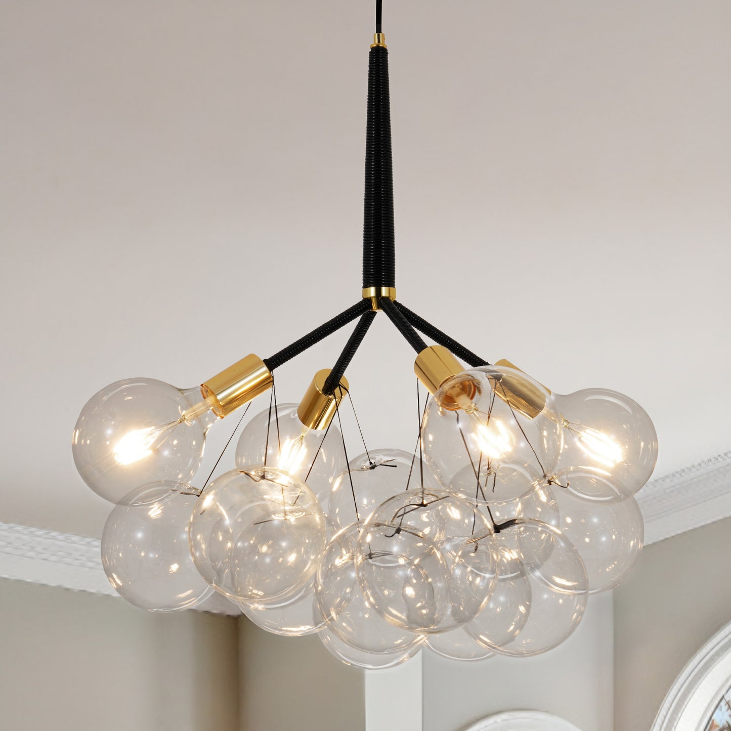 Visual Comfort Glass Bubble Chandelier DS-DY54