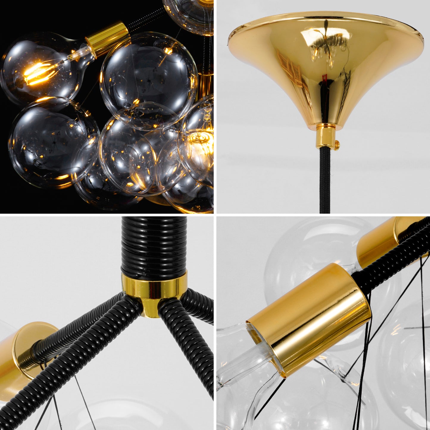Visual Comfort Glass Bubble Chandelier DS-DY54