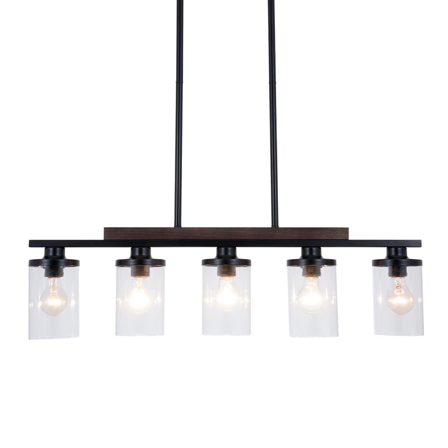 Black Wrought Iron Dining Table Chandelier DS-DY72