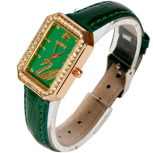 New Fashion Square Diamond Luxury Starry Sky Watch, Women's Quartz Watch, Women's Digital Square Diamond Watch