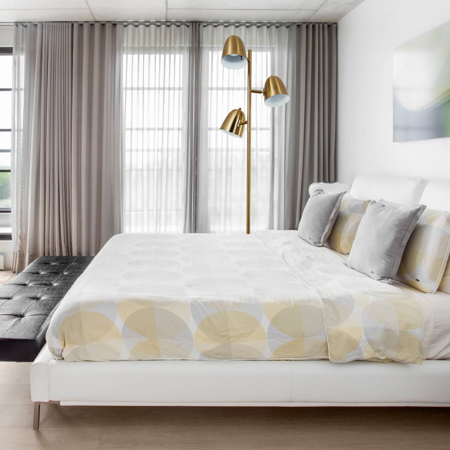 Tree Floor Lamp Gold DS-LY04