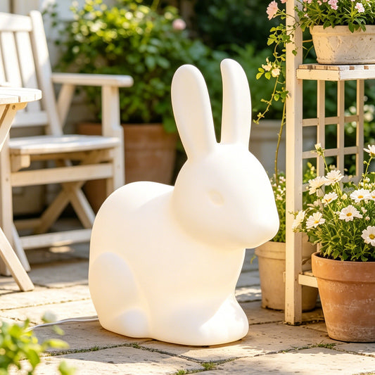 Solar Powered LED Rabbit Outdoor Light | 16 Color RGB IP65 Waterproof Garden Decor Lamp