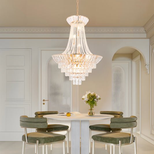 12-Light Gold French Empire Chandelier DS-SW10
