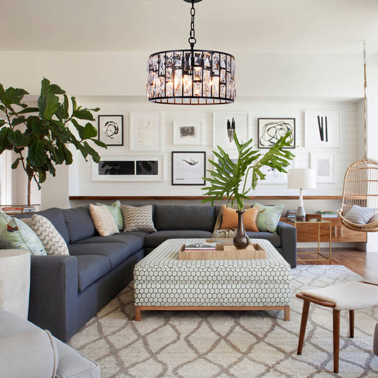 4 - Light Matte Black LED Pendant DS-SZ58