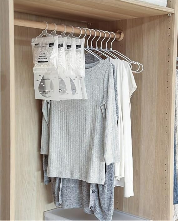 2 Pcs Hanging Dehumidifier for Kitchen Bathroom Cabinet Car