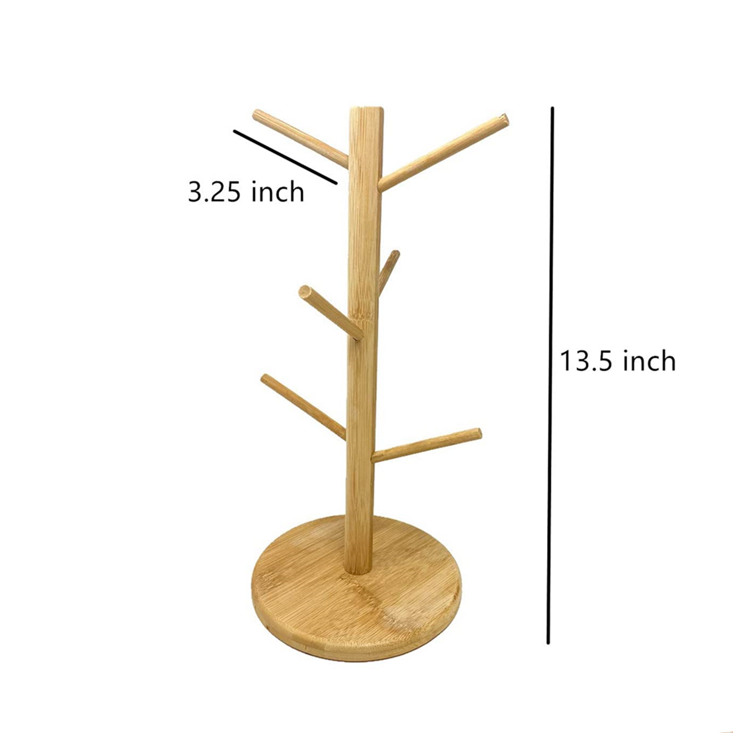 Kitchen Mug Tree Holder Coffee Cup Tea Drying Rack Stand Storage Organizer