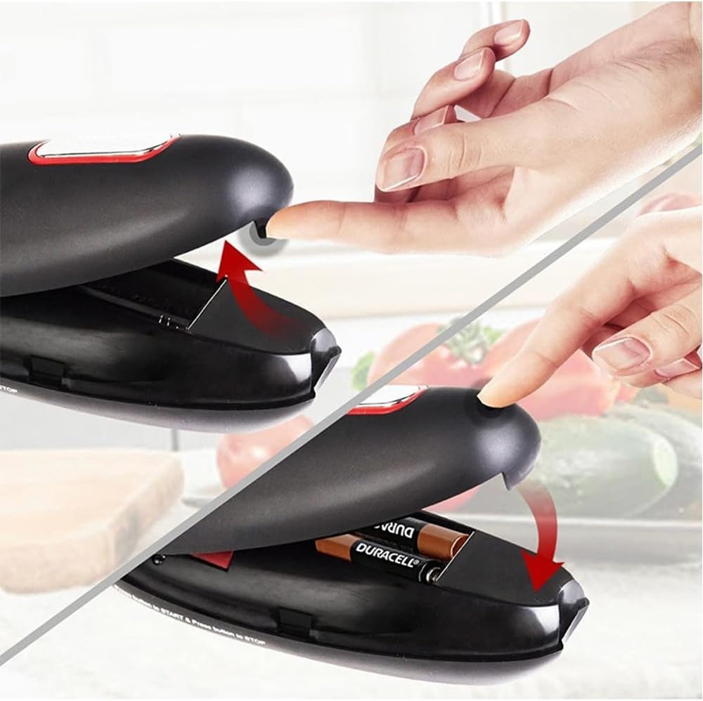 Electric Can Opener, Automatic Bottle Opener Power Tool for Home Kitchen, Start with one click, Automatic Handheld Jar Opener