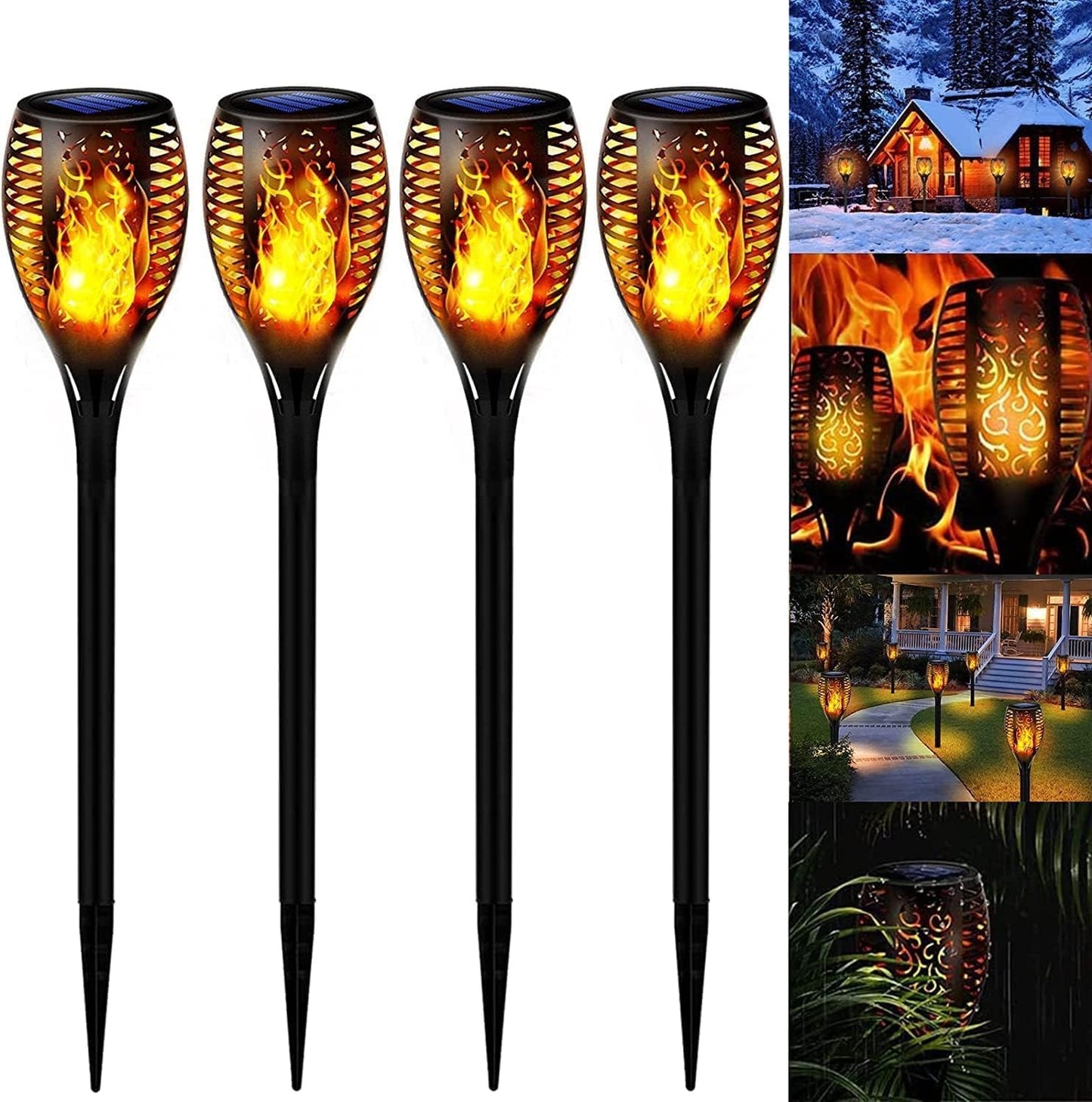 33LED Solar Garden Lights Outdoor Waterproof