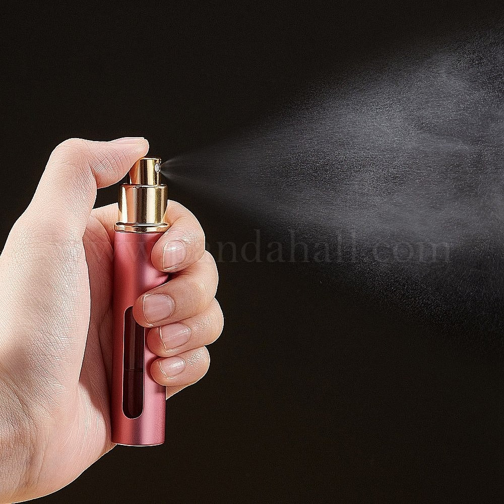 Portable Mini Perfume Bottle Spray Perfume Bottle Atomizer Bottom Refill Scent Case for Travel