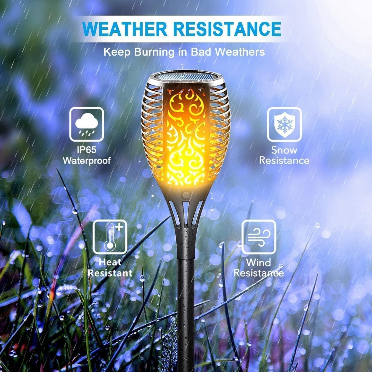 33LED Solar Garden Lights Outdoor Waterproof
