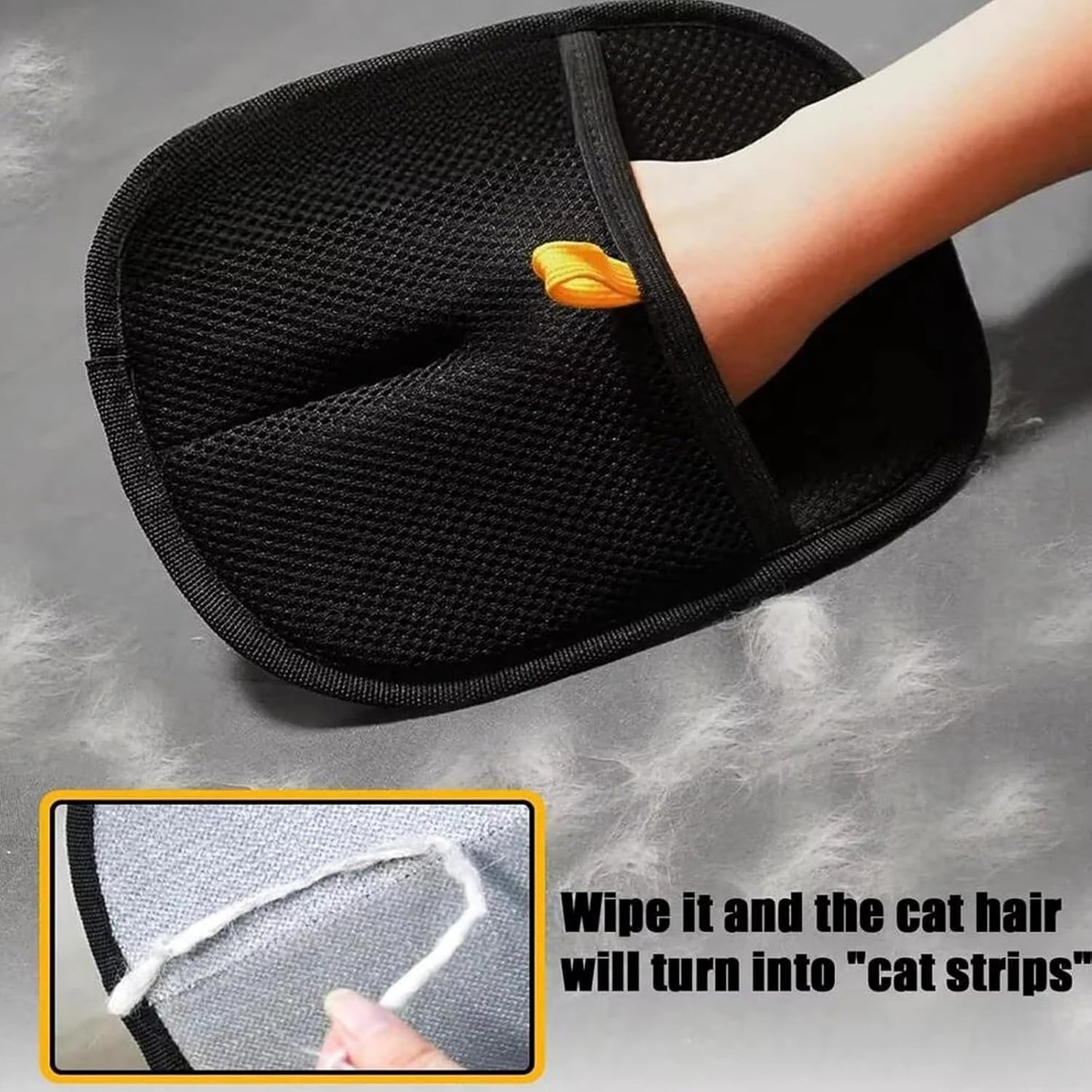 Pet Hair Remover, Pet Hair Remover Glove,Hair Remover, Electrostatic Pets Fur Remove Mitt, Reusable Double Sided Cat Dog Grooming Glove