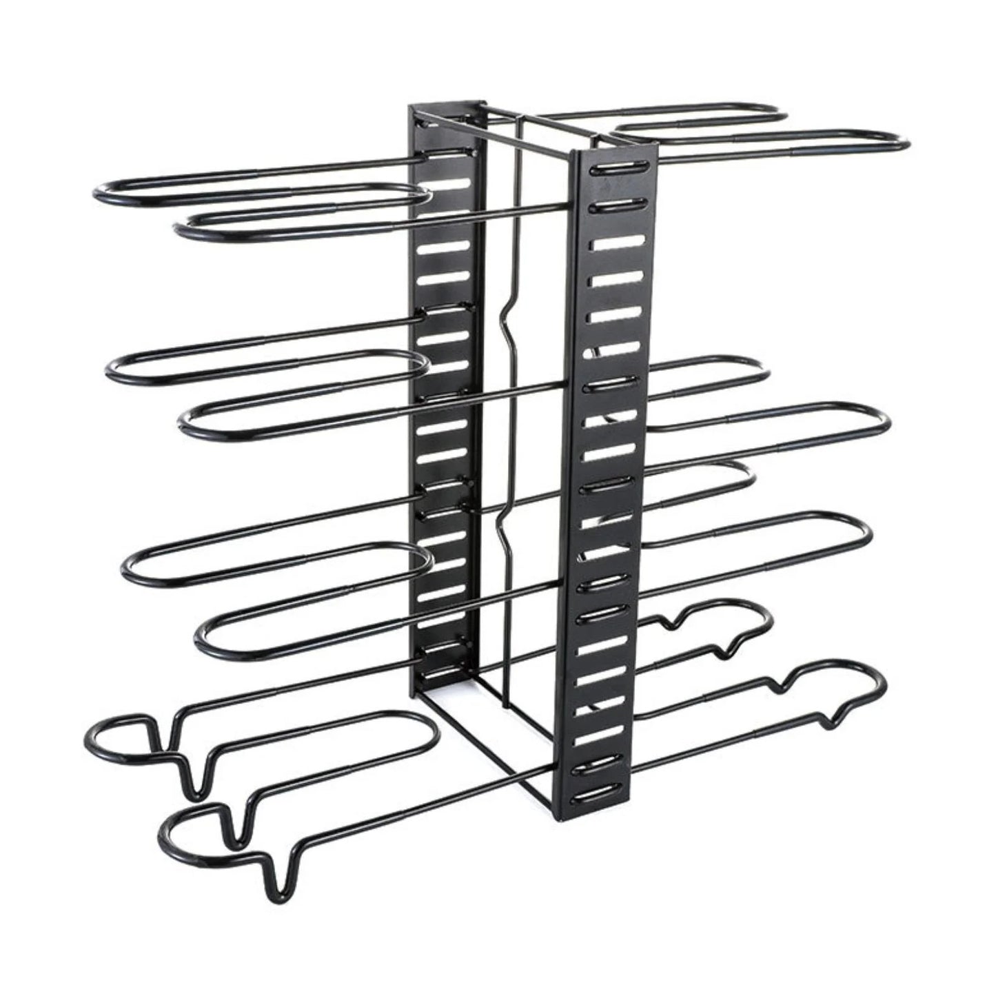 Metal 5/8 Tiers Pan Pot Organizer Bilateral Pot Rack Organizer Kitchen