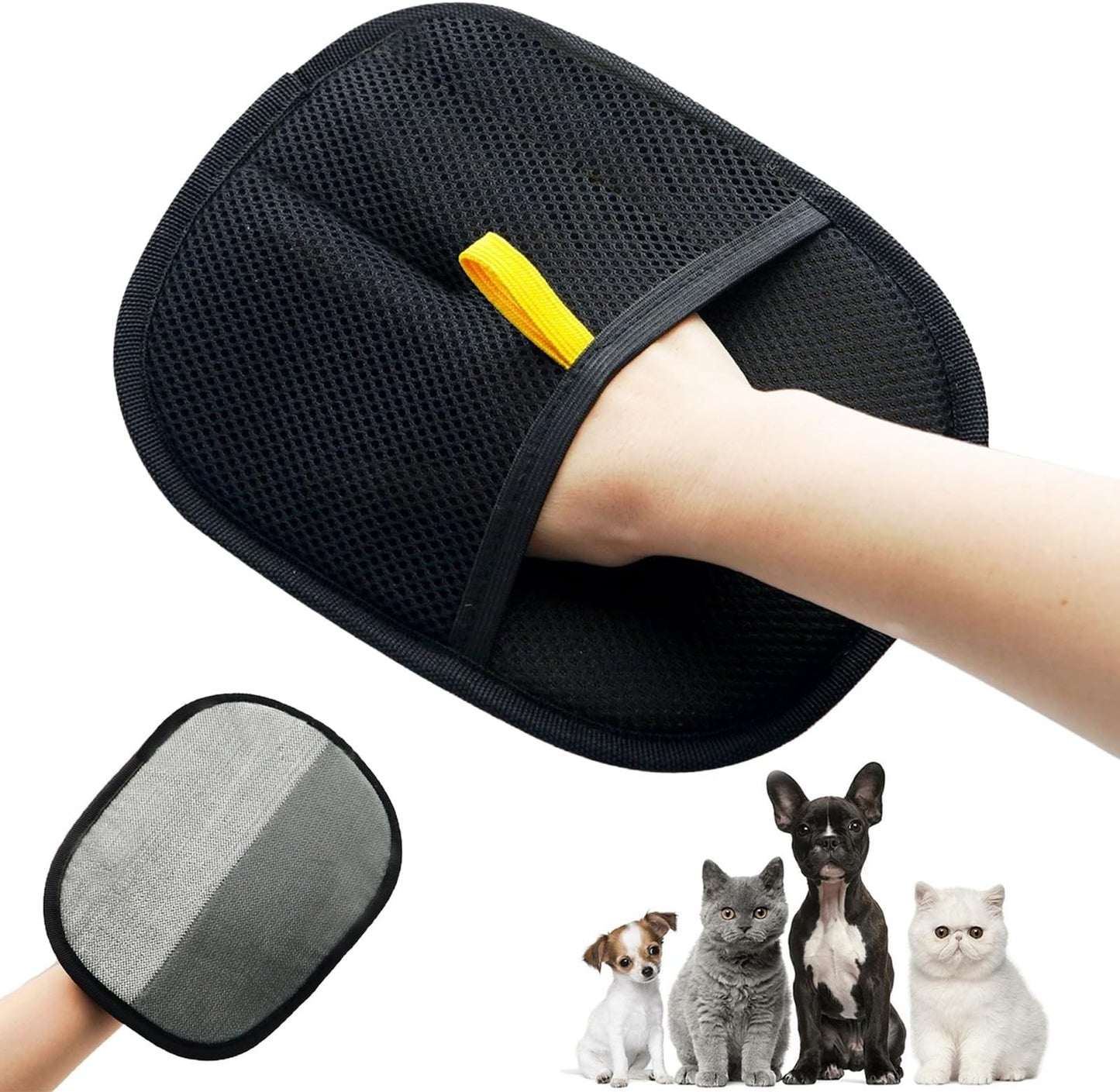 Pet Hair Remover, Pet Hair Remover Glove,Hair Remover, Electrostatic Pets Fur Remove Mitt, Reusable Double Sided Cat Dog Grooming Glove