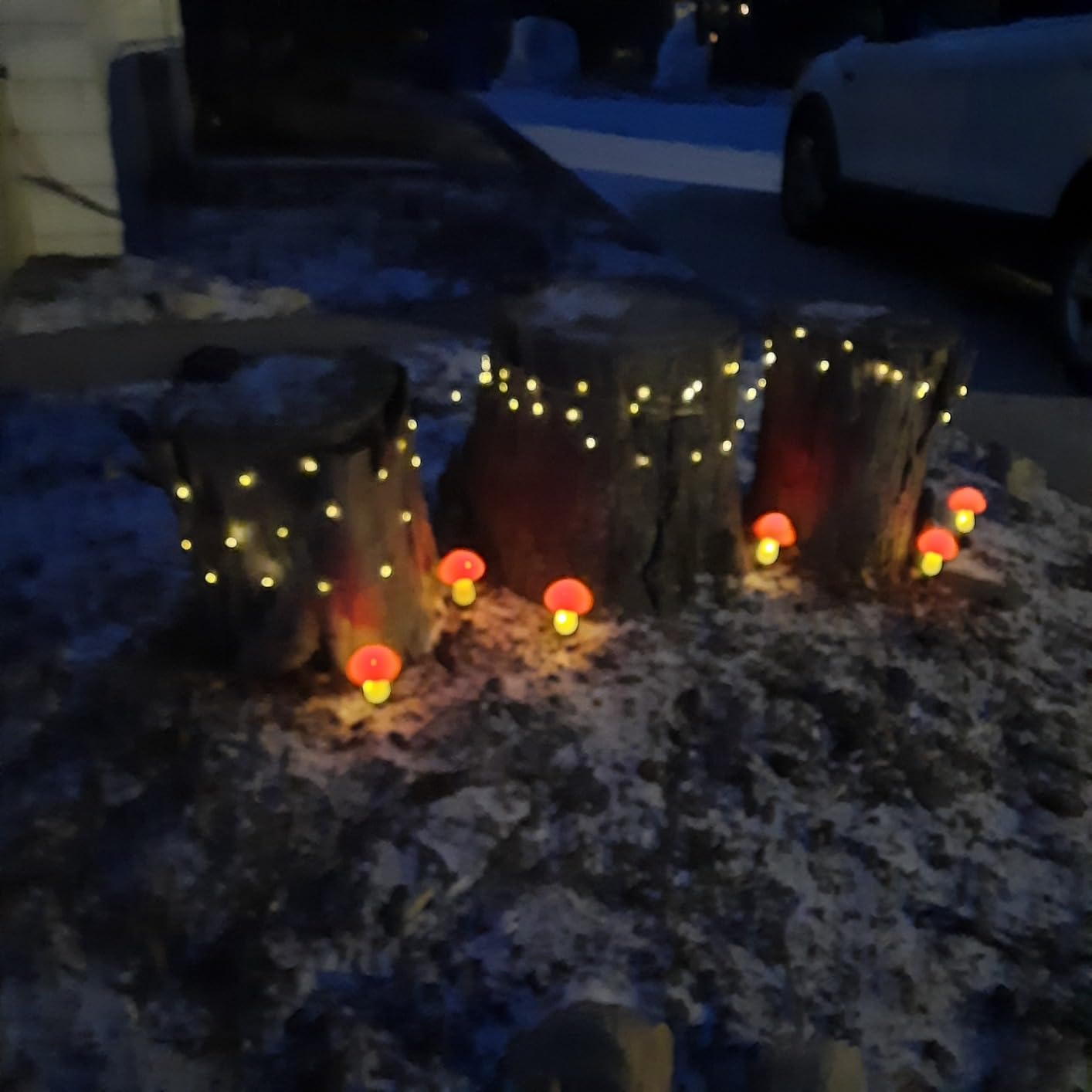 Outdoor Solar Garden Mushroom Lights 8 Modes Outside Waterproof Solar Powered Christmas Lights Decoration, Yard, Lawn, Pathway