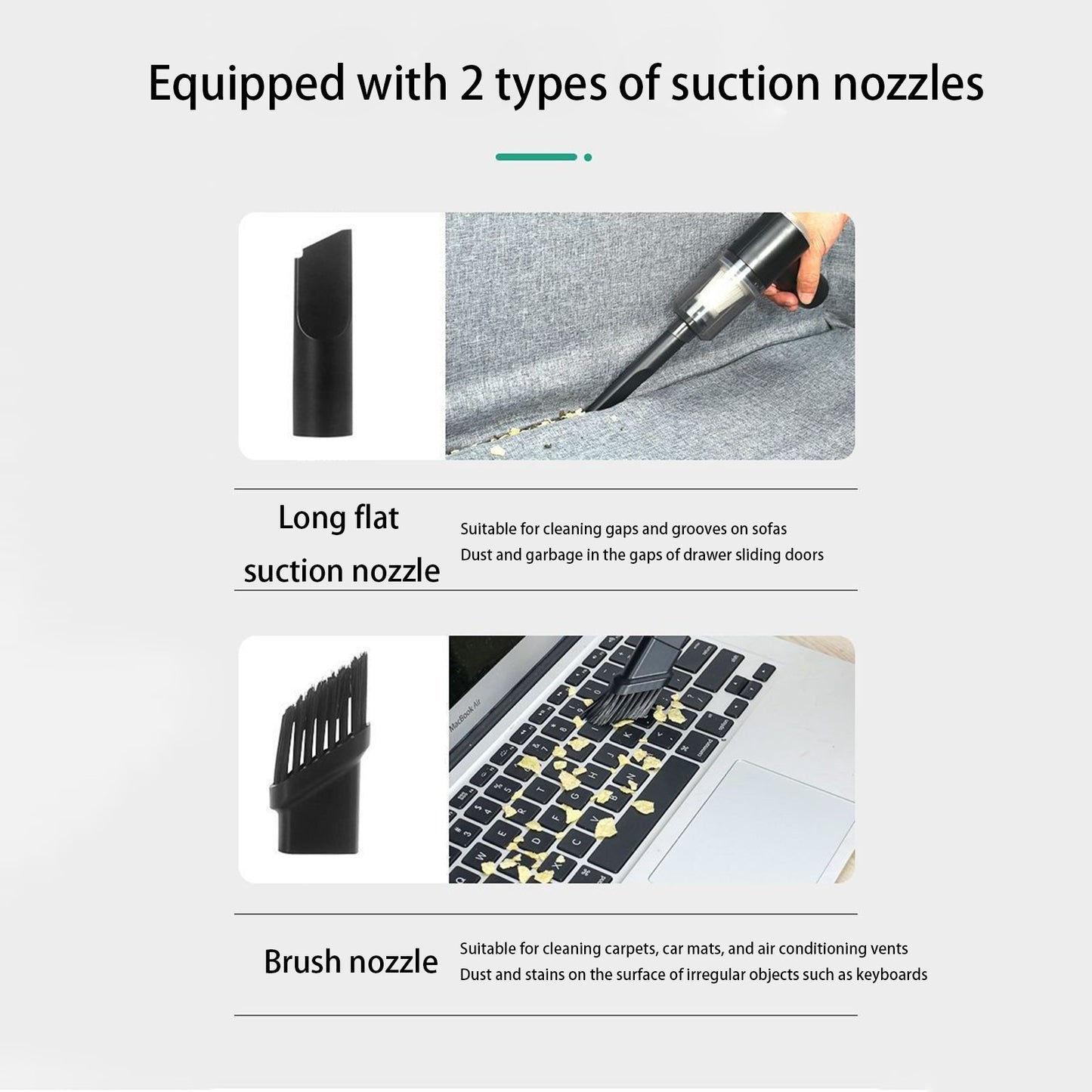 Vacuum Cleaner Home Car Mini Handheld Portable Desktop Wireless Vacuum Cleaner