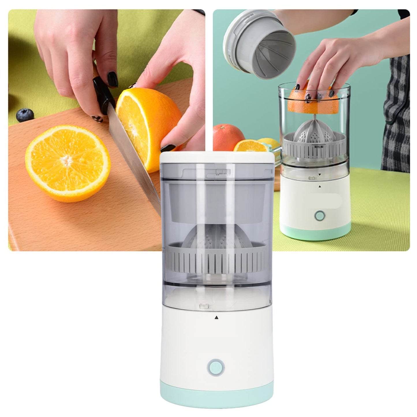 Hands-Free Portable USB Charging Cordless Electric Juicer