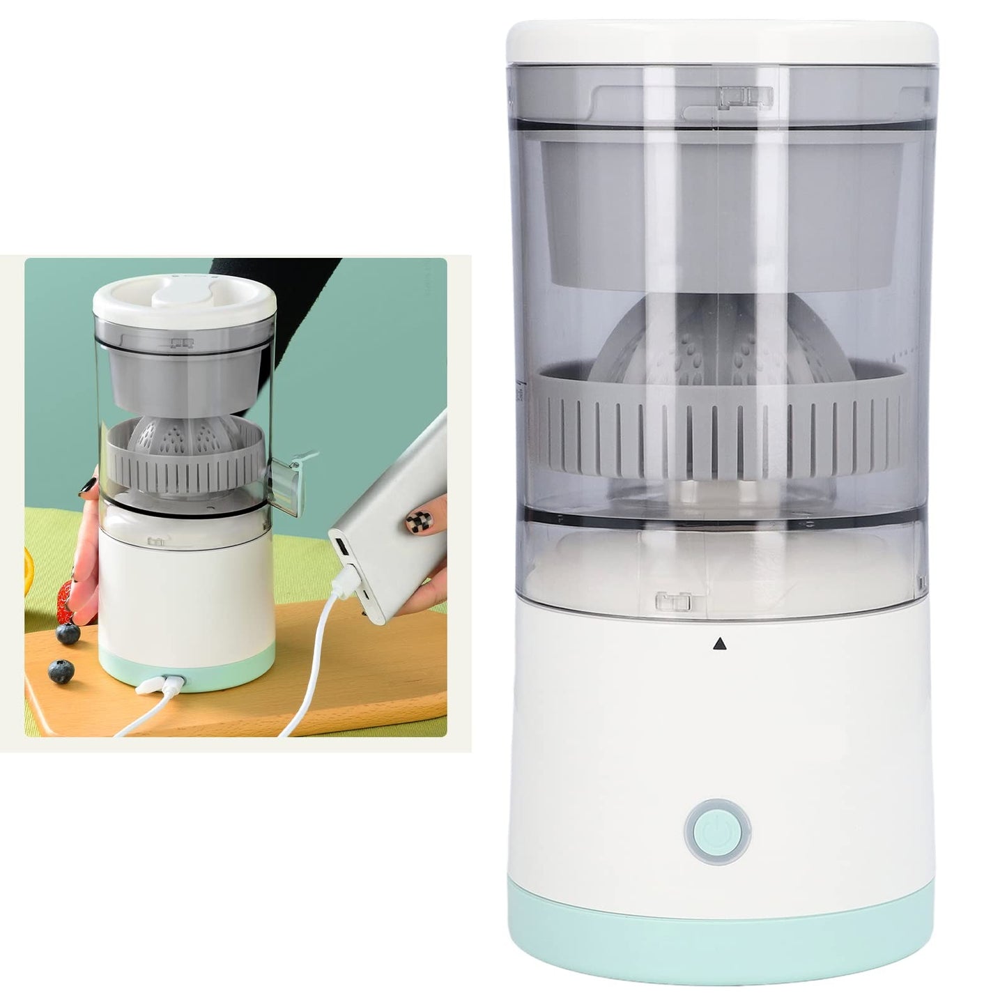 Hands-Free Portable USB Charging Cordless Electric Juicer