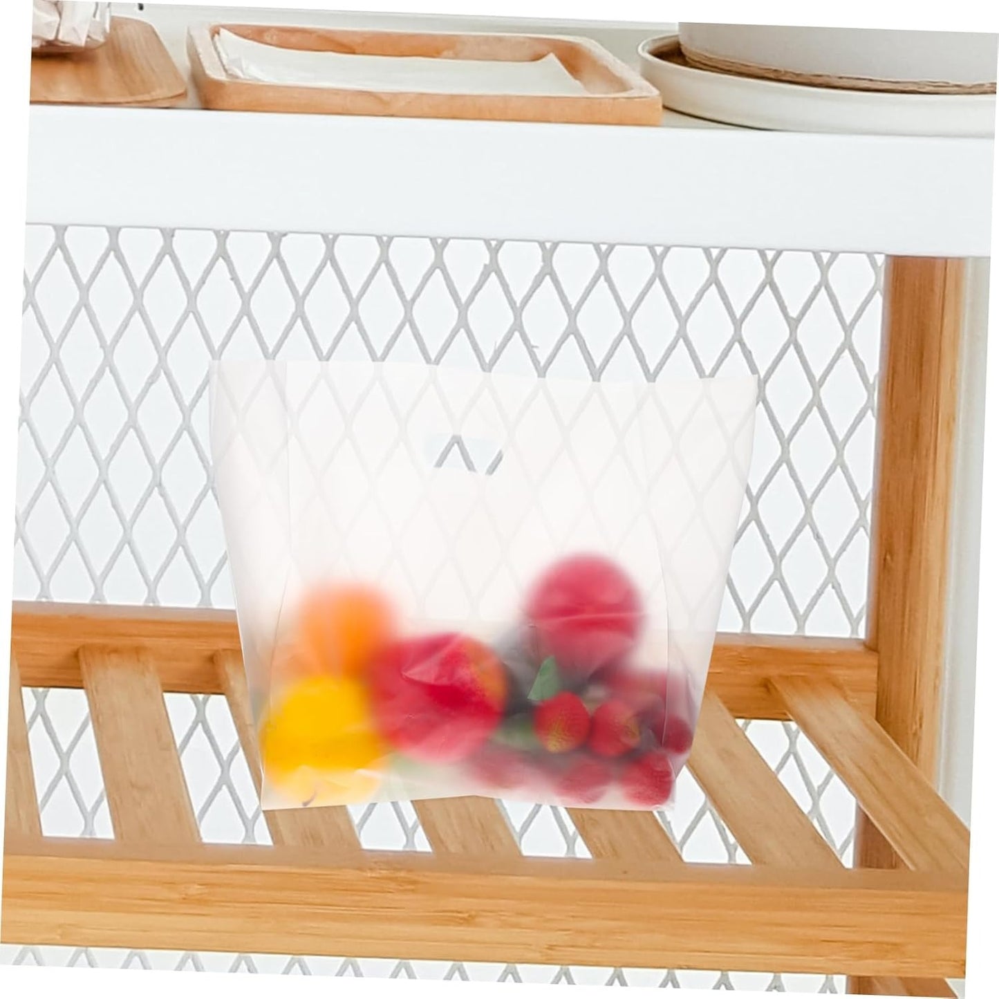 Handles Tote Clear Food Storage Bag Party Favor Bags