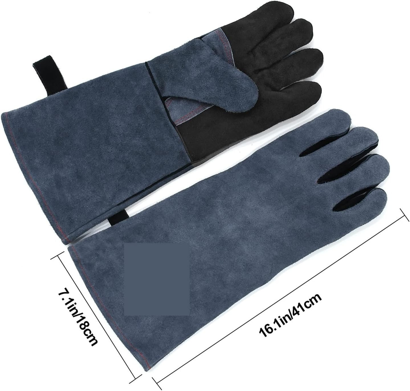 BBQ Gloves Protect Arm from Burned Heat Fire Resistant Welding Gloves Anti Animal Biting Gloves Free Size for Men Women