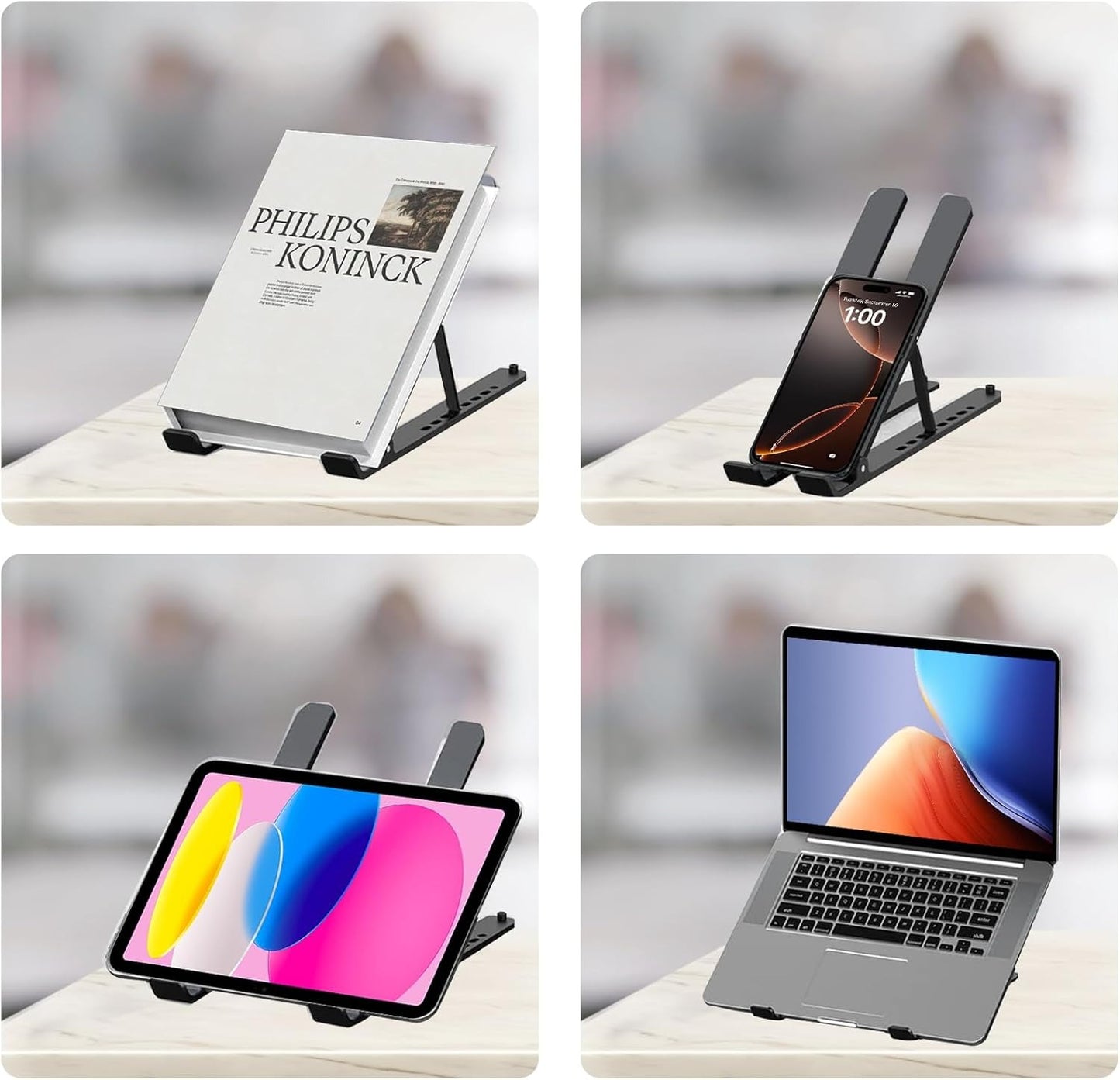 Adjustable Laptop Stand for Laptops,Tablets, and Books