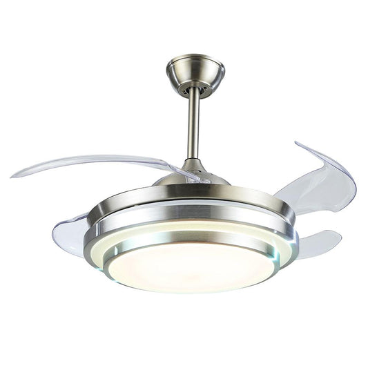 Fandian 42Inch Modern Ceiling Light Brush Nickel-DS-FM44