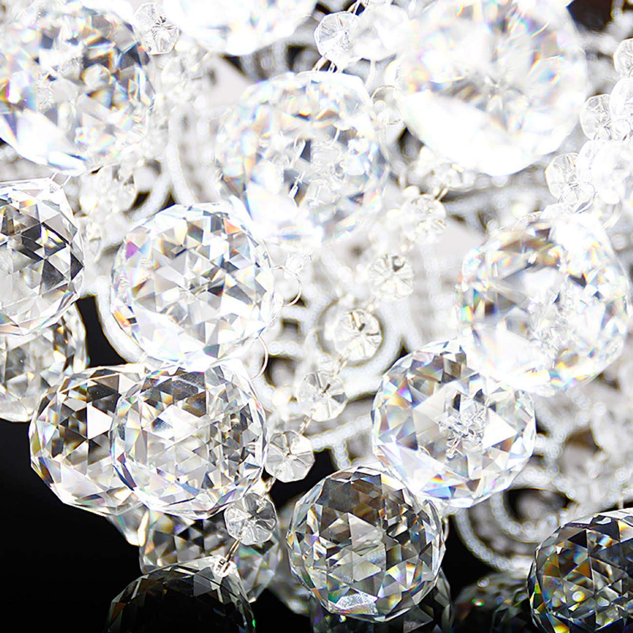 Modern Crystal Chandeliers Ceiling Fan DS-FZ97