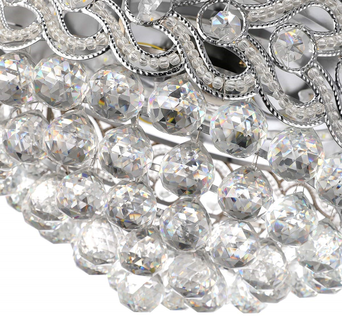 Modern Crystal Chandeliers Ceiling Fan DS-FZ97