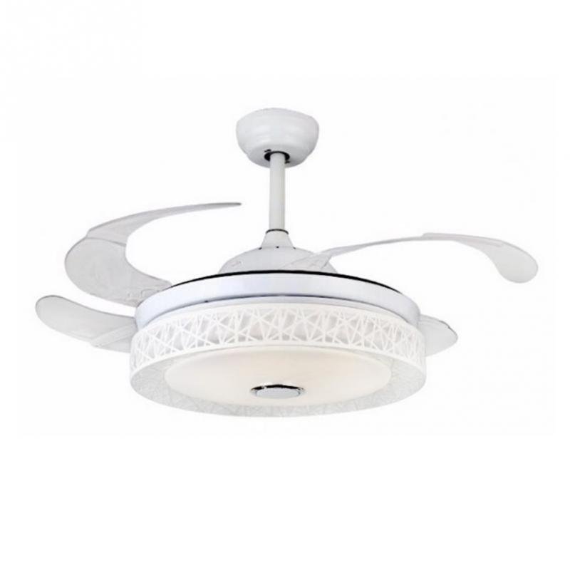Colorful LED Bluetooth Music Fan Chandelier DS-LX76